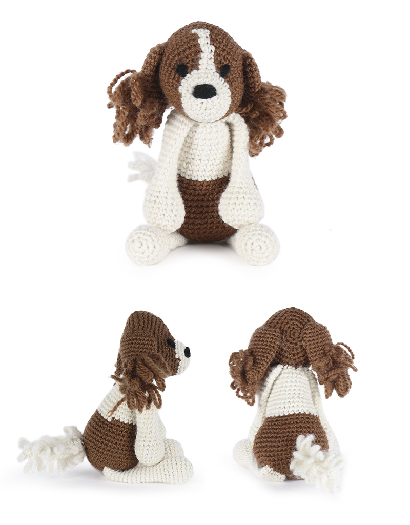 toft ed's animal philip the king charles spaniel amigurumi crochet